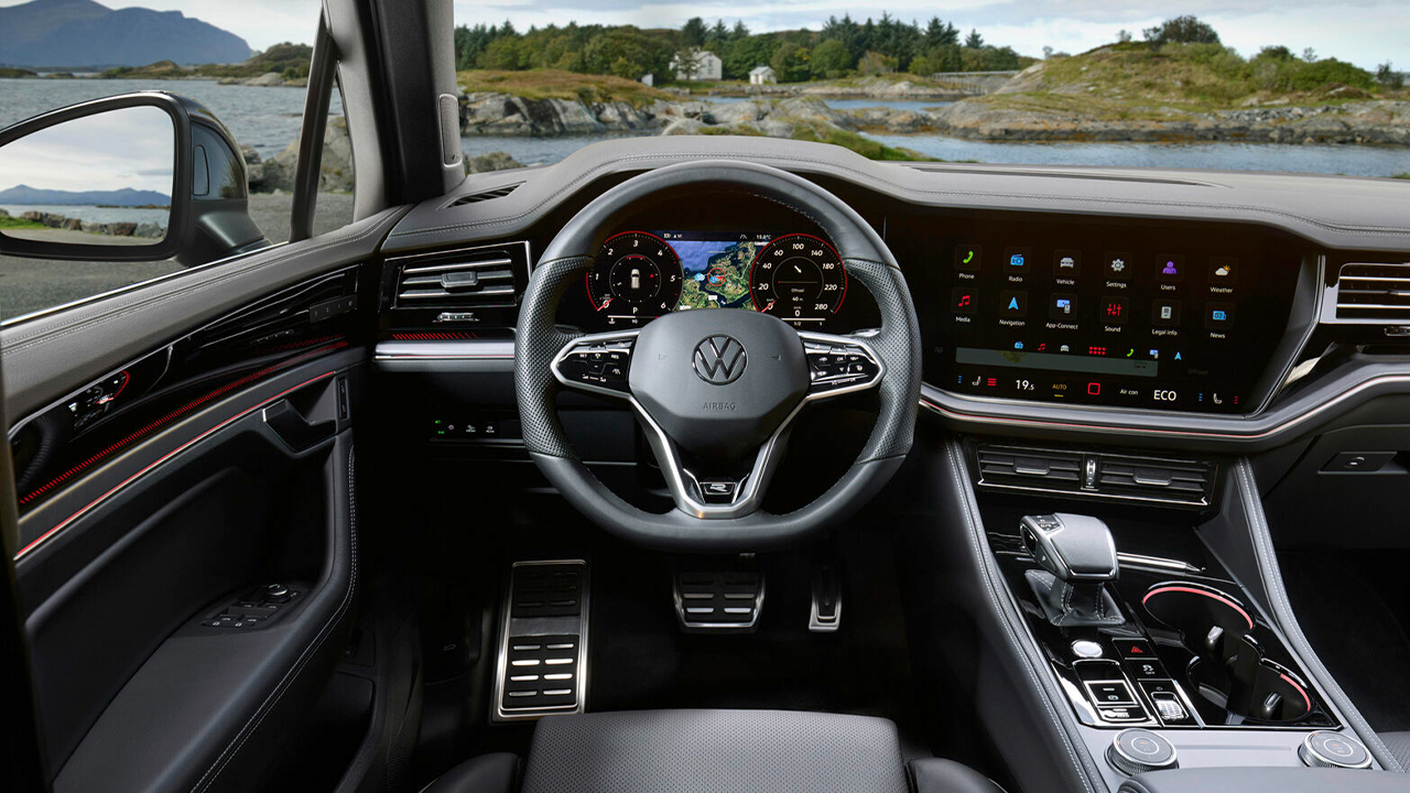 Фото Интерьер volkswagen Touareg